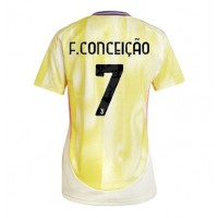 Camisa de time de futebol Juventus Francisco Conceicao #7 Replicas 2º Equipamento Feminina 2024-25 Manga Curta